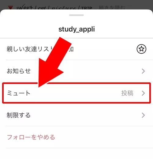 ミュート設定した相手をミュート解除する方法|インスタでミュートの設定と解除方法!ミュートした相手の一覧も確認できます