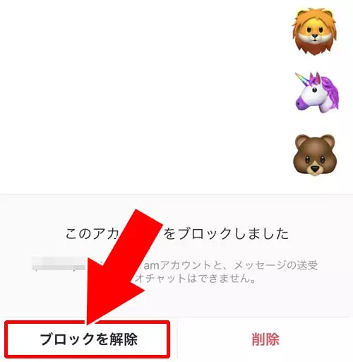 DM画面からブロック解除する|インスタでブロック解除方法!ブロ解はDMやweb版からもできます