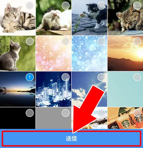 DM内のメッセージ画面から写真や画像を送る①｜インスタのDMで写真や画像を送る方法まとめ！PDFの送り方も解説します