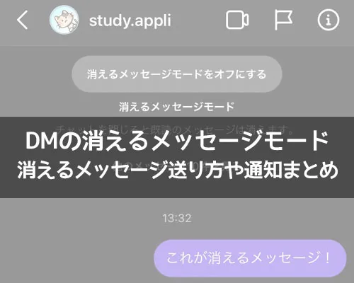 インスタのDMで消えるメッセージを送る方法!スクショで通知されるので注意です