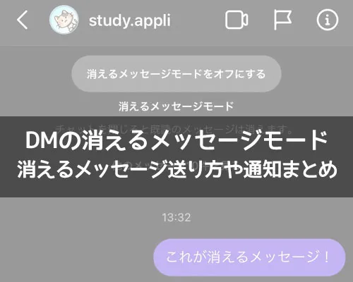 インスタのDMで消えるメッセージを送る方法！スクショで通知されるので注意です