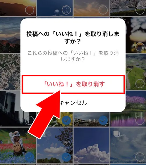 まとめていいねを取り消しする|インスタのいいね取り消し方法!取り消しできない時の原因も解説します