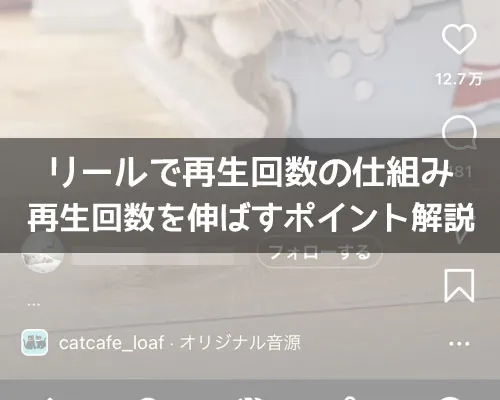 インスタのリールで再生回数の仕組み|インスタリールの再生回数の仕組み!自分や同じ人の再生回数はどうなる?
