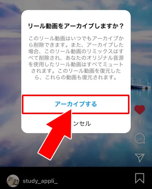 リールをアーカイブする｜インスタグラムのリールとは？使い方や保存、音楽、アーカイブなどリール機能をまとめて解説