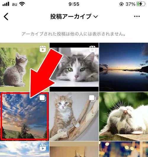 アーカイブから戻す方法|インスタのアーカイブとは?アーカイブする方法や見方や保存など使い方まとめ
