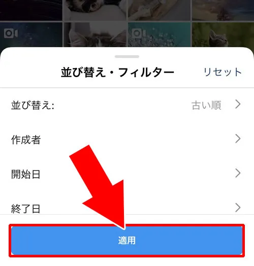 並び替え|インスタでいいね欄の見方!フィルターで非表示や特定相手だけ見る方法もあります