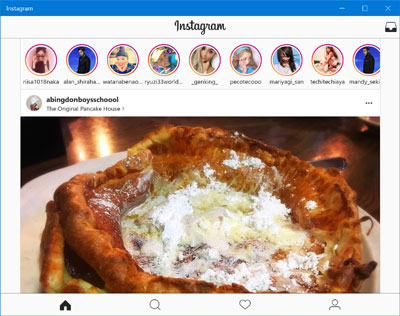 windows10のPCでインスタグラムアプリにログインする方法