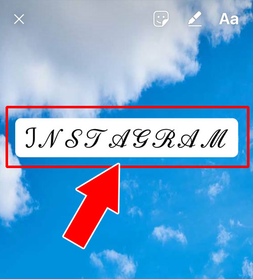 筆記体のようで筆記体じゃない特殊なフォントを使う方法|インスタストーリーの文字フォントをネオンや筆記体にする方法